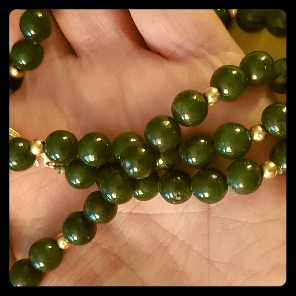 Jade Beaded Necklace